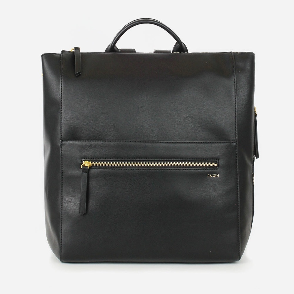 Fawn The Square Diaper Bag - Black - Comes W Extras